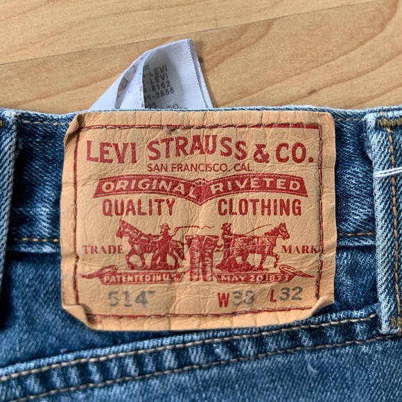 Men’s Levi’s 38x32 514 Slim Straight Blue Jeans - Picture 6 of 7